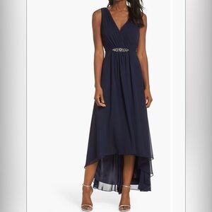 Eliza J Navy Sleeveless Dress